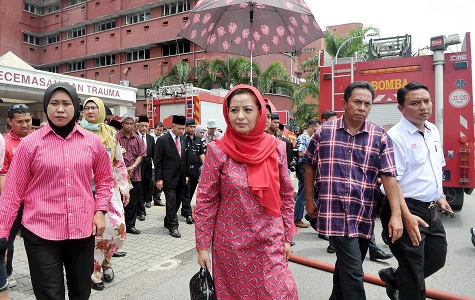 Kebakaran wad ICU Hospital Sultanah Aminah, Johor Bahru 