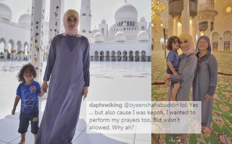 Daphne Iking Dilarang Solat Di Masjid Terkenal Di Abu Dhabi Astro Awani